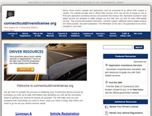 Tablet Screenshot of connecticutdriverslicense.org